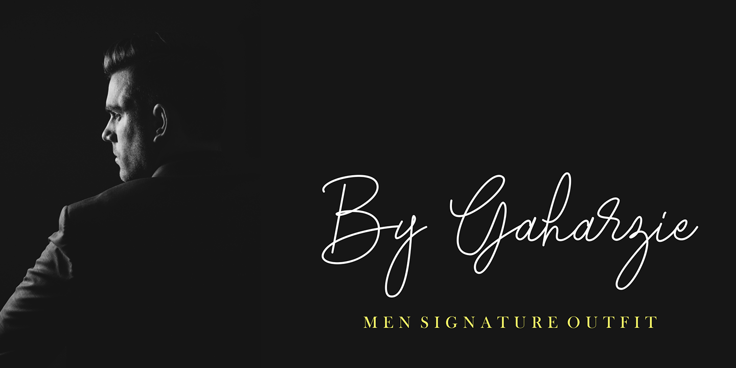 Beispiel einer Brotherside Signature-Schriftart #8